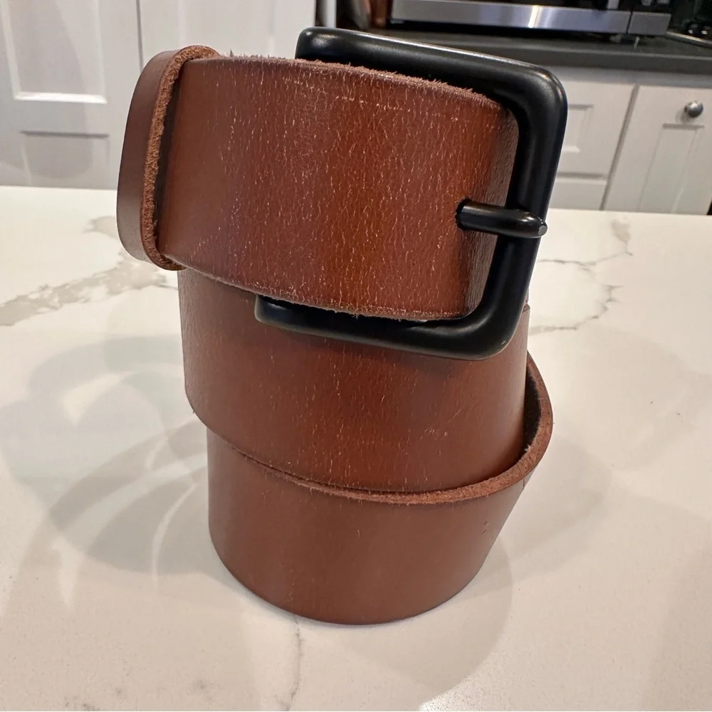 Classic Brown Leather Belt